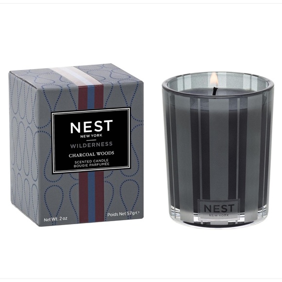 NEST NEW YORK CHARCOAL WOODS MINI VOTIVE CANDLE NWT - Picture 1 of 11